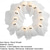 cheap Halloween Outdoor-Halloween Ghost Wreath, 12 LED Light-Up White Ghost Garland, Spooky Indoor &amp; Outdoor Hanging Decoration for Front Door, Wall, Party, Battery-Powered Halloween Decor, Holiday Spooky Garland