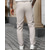 baratos Magro-Homens Social Calças chinês Bolsos Botões Tecido Conforto Formal Festa Trabalho Moda Estilo Clássico Preto Branco Micro-Elástica