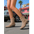 cheap Cowboy &amp; Western Boots-Women's Brown Suede Western Cowboy Boots - Comfortable Walking Mid-Calf Pointed Toe Block Heel Boots for Ladies, Bohemian Style, Ideal for Music Festivals, Rodeos, and Fall Outfits