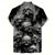 levne Vintage košile-Pánské kostýmové tričko s plameny button-up krátký rukáv temný punk gotický styl prázdniny streetwear léto jaro rozhalena 3D potisk košilové triko fialové oranžové šedé