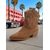 cheap Cowboy &amp; Western Boots-Women's Brown Suede Western Cowboy Boots - Comfortable Walking Mid-Calf Pointed Toe Block Heel Boots for Ladies, Bohemian Style, Ideal for Music Festivals, Rodeos, and Fall Outfits
