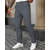 baratos Magro-Homens Social Calças chinês Bolsos Botões Tecido Conforto Formal Festa Trabalho Moda Estilo Clássico Preto Branco Micro-Elástica