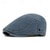 cheap Men's Hats-Men's Ascot Hat Newsboy Hat Black Wine 100% Cotton Fashion Casual Street Daily Plain Adjustable Sunscreen Breathable