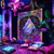 preiswerte Halloween-Wandteppiche-Schwarzlicht Wandteppich Skelett Tarotkarte Leuchtend im Dunkeln Glow Party UV reaktiv Trippy Nebelig hängender Wandteppich Wandkunst Wandmalerei für Wohnzimmer Schlafzimmer