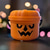 preiswerte Halloween-Mini-Boo-Eimer-Halloween-Dekorationen – Retro-Süßes-oder-Saures-Eimer aus Kunststoff mit Kürbisgesichtern, orange, lila, grün, beige – perfekt für Süßigkeiten, Snacks und Heimdekor,