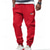 economico pantaloni da jogging-Per uomo Pantaloni da tuta Joggers Pantaloni sportivi Pantaloni Coulisse Tasca Elastico in vita Bandiera Americana Comodità Quotidiano Sport all'Aperto Moda Casual Nero Rosso Micro-elastico