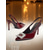 baratos sapatos slingback-sapatos de salto alto slingback de couro envernizado bordô feminino - bico fino e fivela de cristal para eventos formais e coquetéis