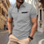 cheap Men's Classic Polo-Men's Golf Shirt Golf Polos Shirts Work Casual Lapel Short Sleeve Basic Modern Plain Buttons Summer Spring Regular Fit Black White Dark Navy Orange Light Grey Dark Gray Golf Shirt