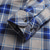 economico camicie di flanella-Per uomo Camicia casual Camicia di flanella Camicia a quadri Camicia con Bottoni Rosso Blu Manica Lunga Quadri Bavero Vacanza Casual Quotidiano Bottonato Abbigliamento Moda Casual Confortevole