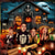billige halloween veggtepper-Halloween Hengende Tapestry Spøkelseshus Fotografi Bakgrunn Jack O Lantern Veggkunst Stor Tapestry Mural Dekor Teppe Gardin Hjem Soverom Stue Dekorasjon Dødsbilde