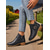 cheap Ankle Boots-Women's Brown Faux Leather Ankle Boots – Low Heel Side Zip Buckle Booties for Fall Outings, Country Walks and Daily Wear