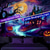 billige Veggtepper-Halloween Sortlys Veggteppe – UV Reaktiv Spøkelsessti Neonfarger Skummel Skog Scene Glød i Mørket Gotisk Bakgrunn 2025 Halloween Fest Dekorasjon