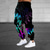 billige joggebukser med trykk for menn-Herre Fargerik Graffiti Joggebukser Jogger Bukser Medium Midje Elastisk midje med snøring Fritid Jogging Gateklær Trening Atletiske joggebukser med lommer Vår Høst 3D-utskrift Svart 1 # Svart