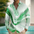 preiswerte Geometrische Muster-Herren Farbverlauf Marmor Abstrakte flüssige Kunst Hemd Knopfhemd Langarm Modisch lässig Outdoor Täglich Streetwear Frühling Herbst Umlegekragen 3D-Druck Leinenähnliches Hemd Blau Purpur Gold Grün