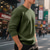 voordelige Basis Sweatshirts-Voor heren Sweatshirt Zwart Wit Leger Groen Khaki Donkergrijs Strakke ronde hals Effen Jacquard Geribd Met Textuur Brei-textuur Sport &amp; Outdoor Dagelijks Feestdagen Polyester Streetwear Basic Casual