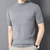 cheap Men's Pullover Sweater-Men's Pullover Sweater Jumper Knit Sweater Ribbed Knit Regular Tops Knitted Plain Crew Neck Fashion Basic Vacation Daily Wear Clothing Apparel Summer Spring Camel Wine S M L