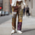 cheap Men&#039;s Printed Dress Pants-Men&#039;s Geometric Color Block Dress Pants Trousers Suit Pants Mid Waist Ethnic Vintage Retro Outdoor Vacation Regular Fit Flat-Front Straight Leg Pants with Pockets Summer Spring Fall 3D Print Wine