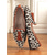 cheap Women's Slip-Ons &amp; Loafers-Women's Leopard Print Tassel Flats - Retro Style Pointed Toe Shoes with Orange Trim and Block Heel for Daily Wear &amp; Casual Outings