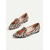 cheap Women's Slip-Ons &amp; Loafers-Women's Leopard Print Tassel Flats - Retro Style Pointed Toe Shoes with Orange Trim and Block Heel for Daily Wear &amp; Casual Outings