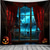 cheap Halloween Wall Tapestries-Halloween Hanging Tapestry Old Castle Photograph Backdrop Jack O Lantern Wall Art Large Tapestry Mural Decor Blanket Curtain Home Bedroom Living Room Decoration Death Selfie