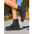 preiswerte Kampfstiefel-Damen-Kampfstiefel mit Schnürung und seitlicher Schnalle – strapazierfähige Anti-Rutsch-Sohle, lässiger Outdoor- und Farm-Stil, perfekt für Herbst und Winter