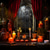 cheap Halloween Wall Tapestries-Halloween Hanging Tapestry Old Castle Photograph Backdrop Jack O Lantern Wall Art Large Tapestry Mural Decor Blanket Curtain Home Bedroom Living Room Decoration Death Selfie