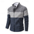 preiswerte Herren Strickjacke-Herren Strickjacke Kurzer Pullover Reißverschluss-Pullover Strickpullover Gerippt Stricken Normale Oberteile Patchwork Fleece Farbblock Stehkragen Mode Klassisch Urlaub Alltagskleidung Bekleidung