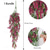 preiswerte Künstliche Blume-2/4 Bündel künstlicher Lavendel-Hängeblumenstrauß, künstliche Efeu-Hängepflanzen, für Terrasse, Zuhause, Schlafzimmer, Hochzeit, drinnen und draußen, Wanddekoration, ästhetische Raumgestaltung