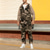 voordelige basis trainingspakken-Voor heren Trui met capuchon Trainingspak Hoodie met volledige rits sweatsuit Leger Groen Khaki Grijs Capuchon camouflage 2-stuks Sport &amp; Outdoor Dagelijks Feestdagen Polyester Streetwear Basic Casual