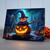 cheap Halloween Wall Tapestries-Halloween LED Canvas Wall Art LED Lighted Up Wall Decor 2AA Battery Operated Lighted Canvas Print LED Light Kitchen Bedroom or Home Decor Waterfall