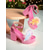 cheap Nightlife Party-Women&#039;s Pink Platform Chunky Heels - Colorful Faux Fur Sandals with Snake Print Straps for Nightlife, Raves and Festival Parties