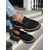 cheap Women's Slip-Ons &amp; Loafers-Women's Beige Suede Lug Sole Loafers – Casual Slip-On Platform Shoes with Gold Buckle for Work, Travel, and Weekend Outfits