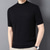cheap Men's Pullover Sweater-Men's Pullover Sweater Jumper Knit Sweater Ribbed Knit Regular Tops Knitted Plain Crew Neck Fashion Basic Vacation Daily Wear Clothing Apparel Summer Spring Camel Wine S M L
