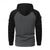abordables sweats à capuche basiques pour hommes-Homme Sweat à capuche Sweat à capuche quart zippé Noir Chameau Gris foncé À capuche Bloc de Couleur Patchwork Avec Poches Quart de zip Sport &amp; Loisir Quotidien Fête Polyester Streetwear Basique