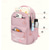 preiswerte Kinder- und Teenager-Rucksäcke-Süßer Schulrucksack mit Katzen-Print für Mädchen mit Schlüsselanhänger, leichte, wasserdichte Büchertasche, Pink, Lila, Blau, Schwarz