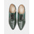 ieftine Victorian și Edwardian-Pantofi oxford verzi pentru femei, din epoca edwardiană – pantofi eleganți victoriani vintage cu toc mediu, cu șireturi și detalii brogue, perfecți pentru petreceri cu ceai, cosplay și evenimente istorice, din anii 1900-1910