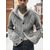 abordables Gilet-Homme Pull Chandail Gilet Cardigan Pull Veste A côtes Tricoter Découpé Tricoté Revers Guêtres Moderne contemporain Usage quotidien Sortie Vêtement Tenue Automne hiver Noir Bleu S M L