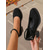 cheap Block Heels-Women’s Black Ankle Strap Chunky Heel Shoes, Casual or Dressy for Work, Dinner and Everyday Use