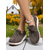 cheap Women&#039;s Slip-Ons &amp; Loafers-Women’s Blue Lace-Up Fabric Sneakers – Comfortable Casual Shoes for Outdoor Walks, Country Living and Farm Visits