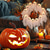cheap Halloween Outdoor-Halloween Ghost Wreath, 12 LED Light-Up White Ghost Garland, Spooky Indoor &amp; Outdoor Hanging Decoration for Front Door, Wall, Party, Battery-Powered Halloween Decor, Holiday Spooky Garland
