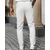 baratos Magro-Homens Social Calças chinês Bolsos Botões Tecido Conforto Formal Festa Trabalho Moda Estilo Clássico Preto Branco Micro-Elástica