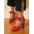 preiswerte Retro-Stil der 1950er Jahre-Hellblaue Mary-Jane-Pumps mit Plateausohle für Damen – klobige Blockabsätze im Lolita-Stil der 1950er Jahre mit Knöchelriemen und Schleife, perfekt für Hochzeiten, Cosplay und elegante Abendpartys