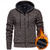 ieftine pulover cardigan pentru bărbați-Bărbați Pulover Cardigan Pulover decupat Pulover cu fermoar Pulover tricotat Striat Tricotat Topuri obișnuite Buzunar Lână  Simplu Capișon Modă Clasic Vacanță Purtare Zilnică Îmbrăcăminte Toamnă Iarnă