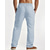 preiswerte Klassiker-Herren Leinenhosen Hose Sommerhose Strandhose Tasche Elastischer Bund Kordelzug Gestreift Komfort Atmungsaktiv Urlaub Täglich Ferien Hawaiianisch Boho Schwarz Weiß