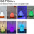 cheap Lamps &amp; Lamp Shades-Modern RGB Night Light With 7 Colors Adjustable, Portable Decorative Night Light For Bedroom, Living Room, Camping