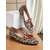 cheap Women's Slip-Ons &amp; Loafers-Women's Leopard Print Tassel Flats - Retro Style Pointed Toe Shoes with Orange Trim and Block Heel for Daily Wear &amp; Casual Outings