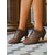 ieftine Victorian și Edwardian-Pantofi Oxford vintage edwardieni pentru femei – pantofi brogue din piele cu șireturi, culoare vișinie, stil retro anii 1900-1910 pentru petreceri cu ceai, reconstituiri istorice și evenimente elegante de seară