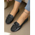 ieftine Mocasini de Damă-Mocassini pentru femei din aur metalic cu fundă – Pantofi loafers confortabili ușor de încălțat pentru ocazii casual și elegante perfecti pentru petreceri călătorii și purtare zilnică