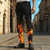 cheap Men&#039;s Printed Dress Pants-Men&#039;s 3D Print Flame Dress Pants Trousers Casual Pants Mid Waist Casual Outdoor Vacation Daily Summer Spring Fall 3D Print Orange Green