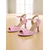 cheap Latin Shoes-Women's Pink Open-Toe Latin Dance Heels - Adjustable Strap Patent PU Professional Ballroom Shoes for Female Dancers and Salsa Practice